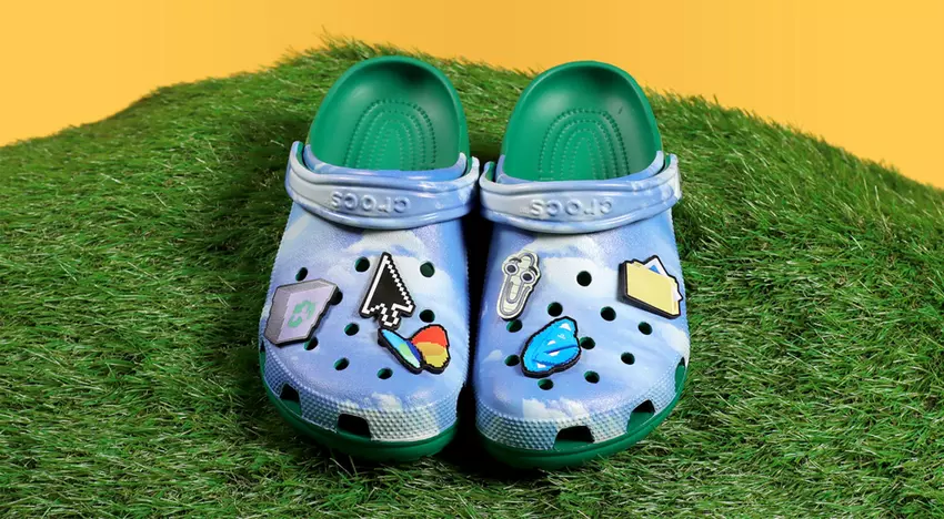 Microsoft wypuściła Crocs w stylu Windows XP z okazji swojego 50-lecia