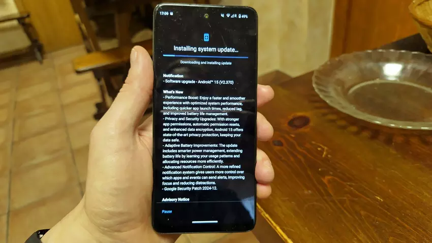 Aktualizacja Android 15 dla HMD Pulse Pro