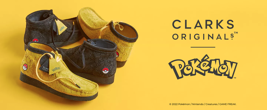 Clarks i Nintendo prezentują buty Wallabee dla fanów Pokemonów