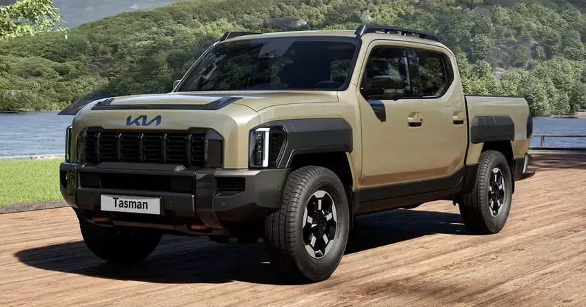 Porównanie kota Kia Tasman 2025 z konceptem Weekender