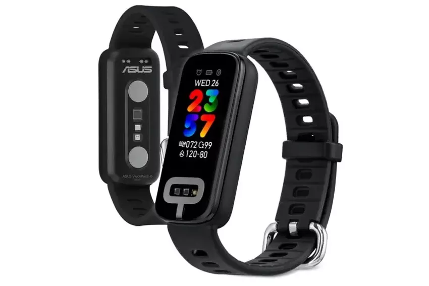 Asus VivoWatch 6 Aero: Pierwsza opaska fitness z czujnikami EKG i pomiarem ciśnienia