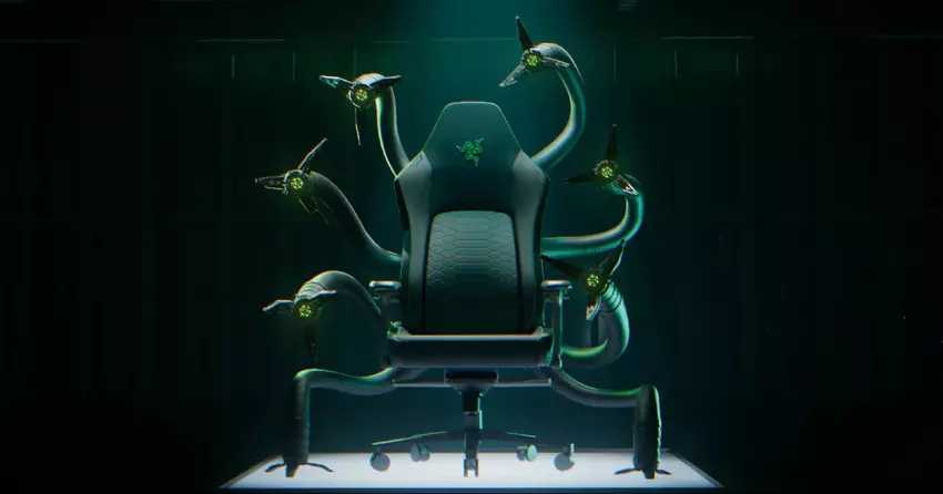 Razer Cthulhu - pierwszy fotel gamingowy z robotycznymi mackami i sztuczną inteligencją