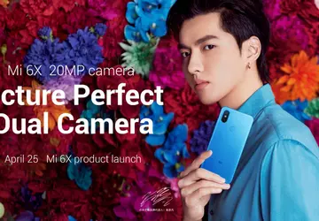 Oficjalny plakat Xiaomi Mi 6X: kolor ...