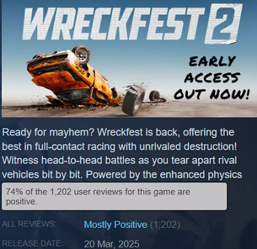 Obraz z gry Wreckfest 2