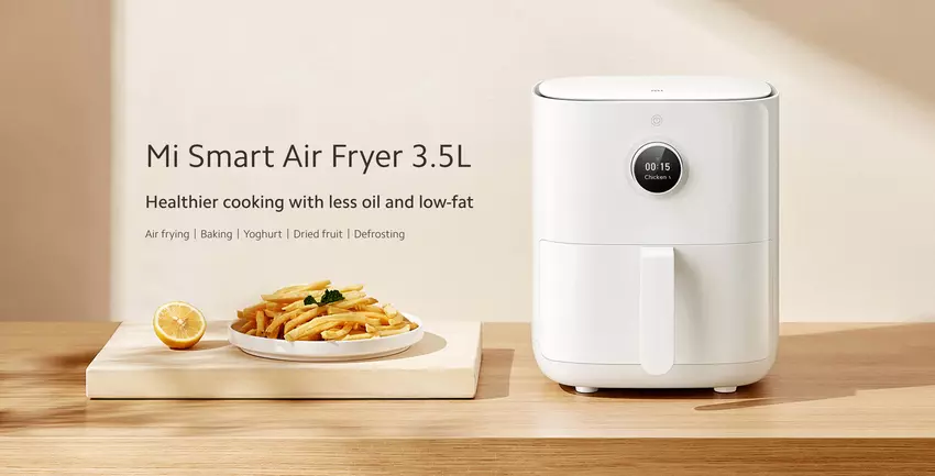 Xiaomi Mi Smart Air Fryer 3.5L: inteligentna frytkownica z Asystentem Google i wsparciem Amazon Alexa za 99€