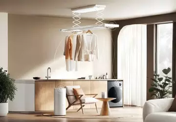 I suszy bieliznę, i oświetli pokój: ...