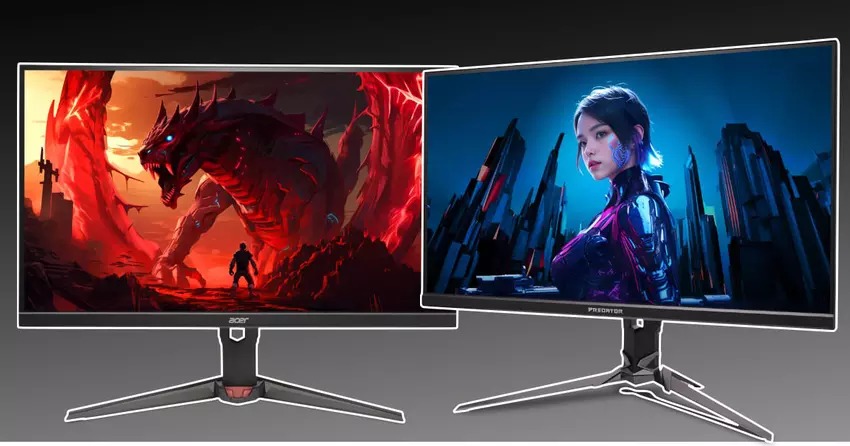 Acer zaprezentował dwa nowe monitory gamingowe: 4K dla estetów i 600 Hz dla graczy e-sportowych