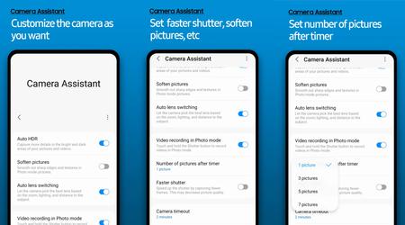 Wiadomo już, które smartfony Samsung Galaxy obsługują aplikację Camera Assistant