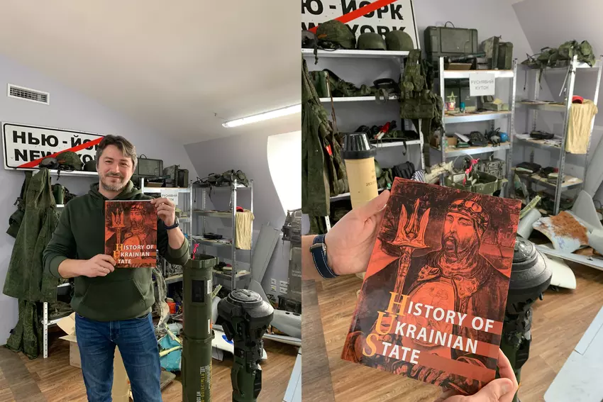 Ucz się historii, Ilon: Serhij Prytula wysyła książkę "Historia państwa ukraińskiego" do Ilon Musk