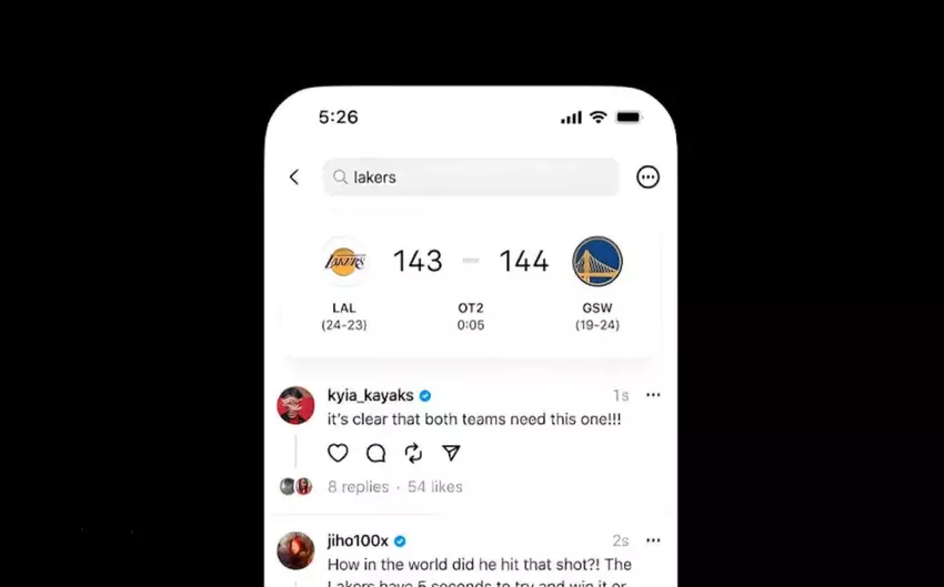 Wątki planują pokazywać wyniki zawodów sportowych