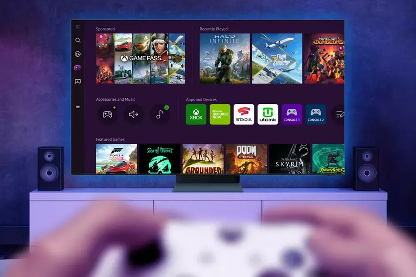 Koncentrator telewizorów do gier firmy Samsung uruchamia przesyłanie strumieniowe Xbox, Stadia i GeForce Now
