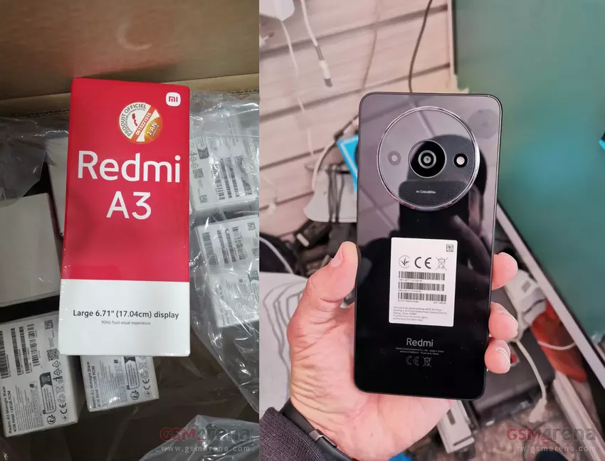 Redmi A3 z dużym podwójnym aparatem pojawił się na zdjęciu