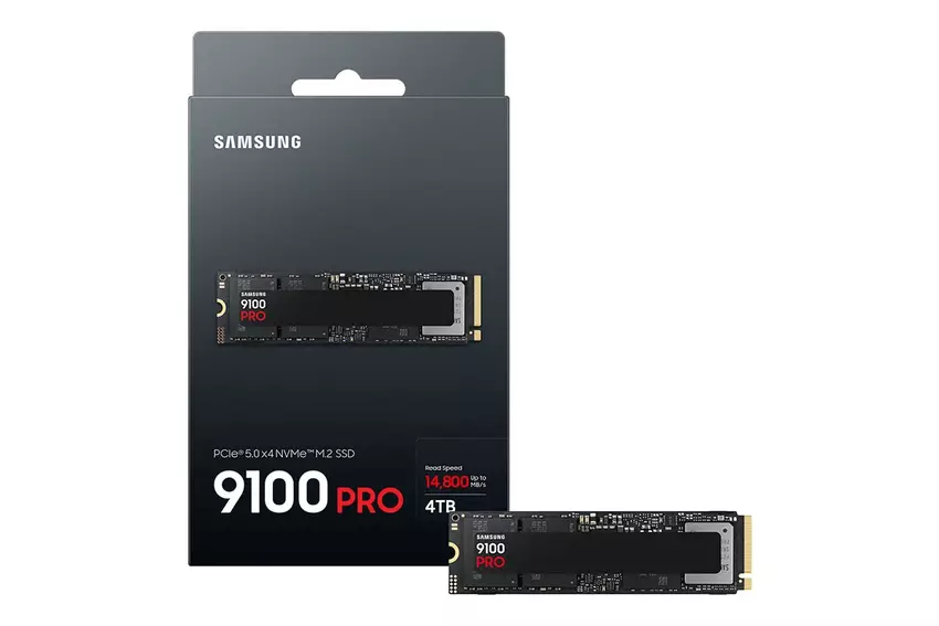 Samsung zaprezentował w Stanach Zjednoczonych ultraszybki dysk SSD 9100 Pro z obsługą PCIe 5.0 i prędkością odczytu 14 800 MB/s