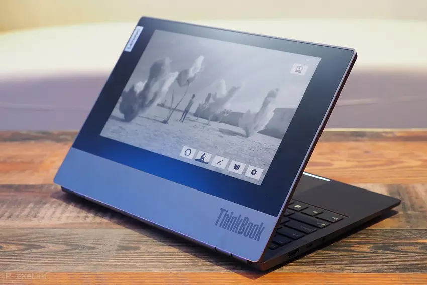 CES 2020: Lenovo wprowadza laptop ThinkBook Plus z dodatkowym ekranem E-Ink, jak w Kindle, na okładce