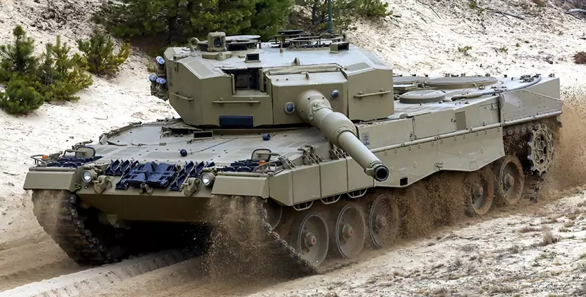 Hiszpania wysłała Ukrainie ostatnią partię obiecanych czołgów Leopard 2A4