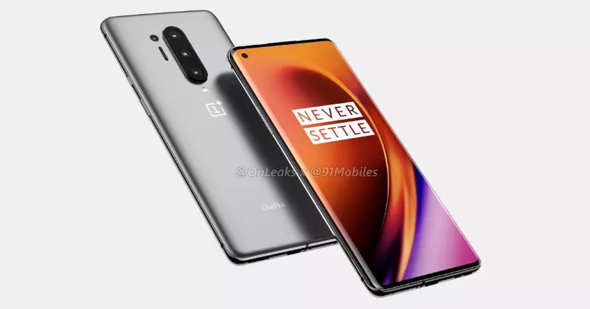 OnePlus 8 Pro pojawił się na zdjęciach wysokiej jakości: dziura w wyświetlaczu i kamera z czterema modułami