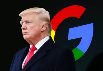 Donald Trump obiecuje walkę z Google, ...