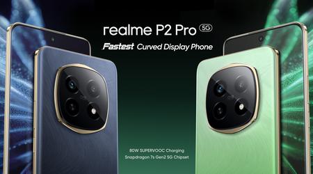 Realme P2 Pro: wyświetlacz AMOLED 120 Hz, układ Snapdragon 7s Gen 2 i ładowanie 80 W za 262 USD