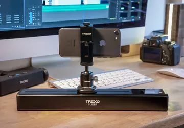 Ten mały, automatyczny suwak aparatu/smartfona za ...