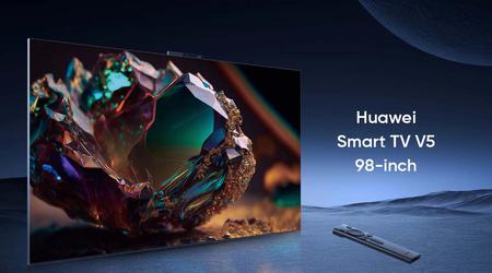 Huawei prezentuje gigantyczny 98-calowy Smart TV V5 z Super MiniLED i HarmonyOS 4 za 5000 USD