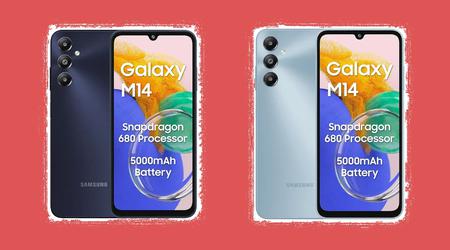 Samsung Galaxy M14 4G: układ Snapdragon 680 i bateria 5000 mAh za 105 dolarów