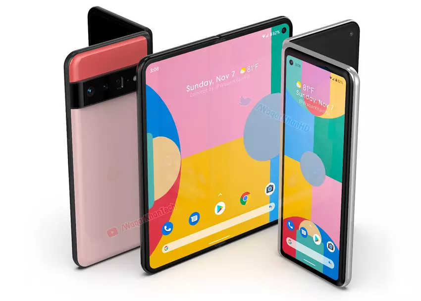 Plotka: Składany smartfon Google Pixel Notepad i Pixel Tablet dostaną boczne skanery linii papilarnych