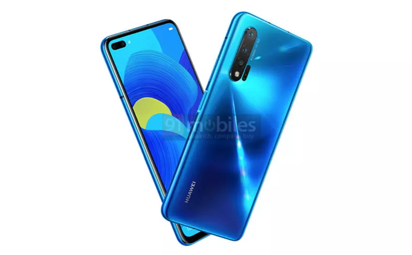 Huawei Nova 6 z wycięciem w wyświetlaczu i EMUI 10 na pokładzie pojawił się na „żywo” na obrazie