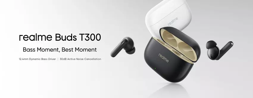 realme Buds T300: słuchawki TWS z ANC, technologią Spatial Audio i do 40 godzin pracy na baterii za 25 USD