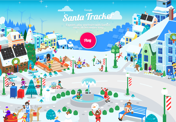 Gdzie jest teraz Święty Mikołaj? Google ...