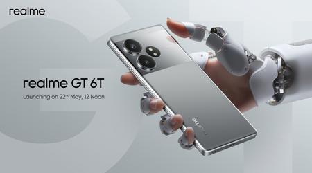 To już oficjalne: realme GT 6T z ekranem OLED 120 Hz, układem Snapdragon 7+ Gen 3 i baterią 5500 mAh zadebiutuje 22 maja.