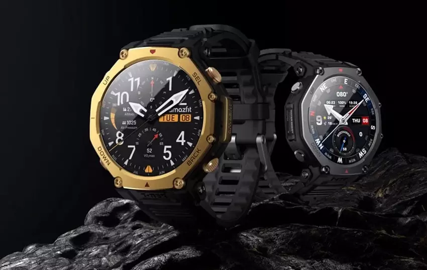 W Europie rozpoczęły się sprzedaże smartwatchy Amazfit T-Rex 3 Pro (44mm) dla miłośników aktywnego stylu życia i ekstremalnych wrażeń