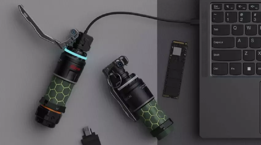 Uzbrój się w przydatny gadżet: Lenovo zaprezentowało niezwykły dysk SSD w kształcie granatu