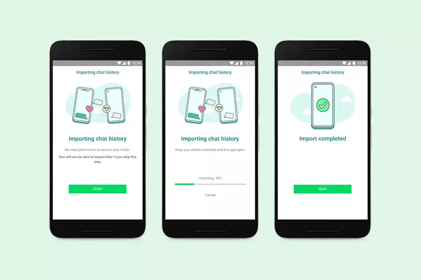 WhatsApp ma możliwość przesyłania czatów między iOS i Androidem, ale nie jest to jeszcze dostępne dla Ciebie