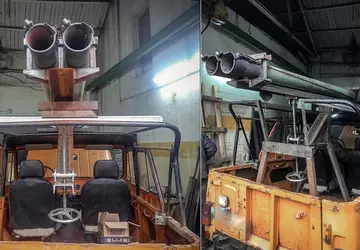 Ukraińskie wojsko pokazało „banderomobil” z dwiema ...