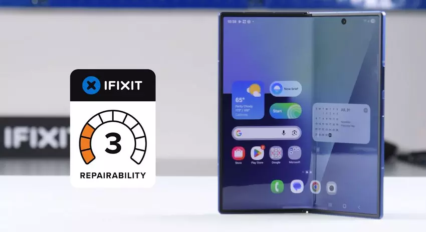 iFixit: Samsung Galaxy Z Fold7 otrzymał 3/10 za naprawialność