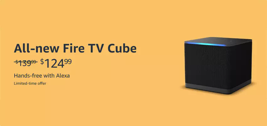 Fire TV Cube 4K media player z Alexą i Wi-Fi 6E z powrotem na Amazon za 15 dolarów taniej