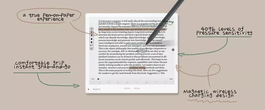 Bigme B10 tablet z kolorowym ekranem E Ink Kaleido 3