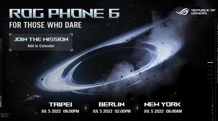 ASUS ROG Phone 6 ma premierę 5 lipca