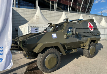 Polska firma zaprezentowała medyczny pojazd opancerzony ...