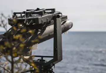 AFU pokazuje szwedzki przeciwokrętowy pocisk kierowany ...