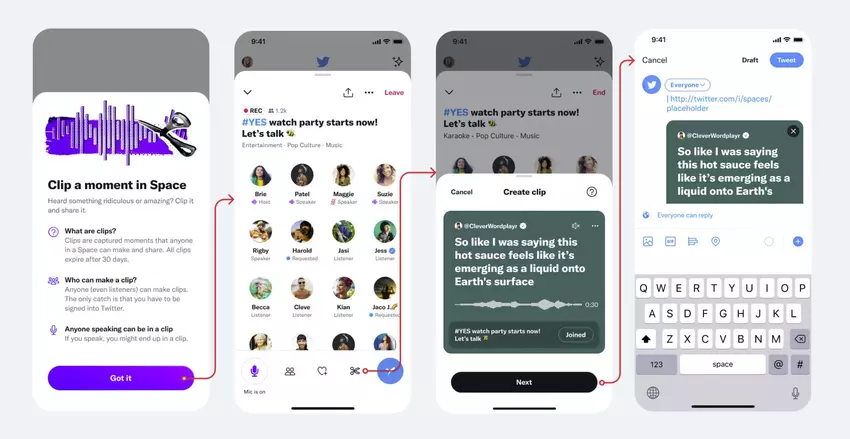 Każdy może teraz wysyłać filmy z Twitter Spaces na swoje urządzenia z systemem iOS i Android