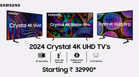 Samsung wprowadza serię telewizorów Crystal 4K w Indiach w 2024 roku