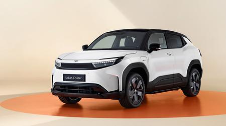 Nowy elektryczny crossover Toyota Urban Cruiser EV ma akumulatory o pojemności 49 kWh i 61 kWh oraz napęd na przednie i na wszystkie koła.