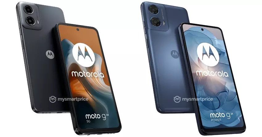 Motorola przygotowuje się do wydania Moto G24 Power i Moto G34, oto jak będą wyglądać smartfony