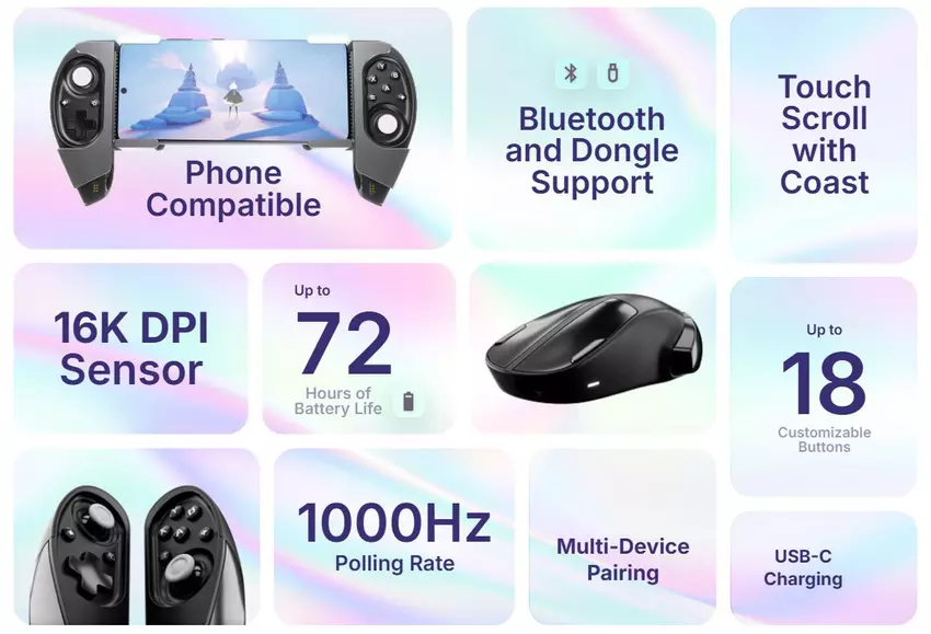 Koncepcja Phasegrip dla smartfona