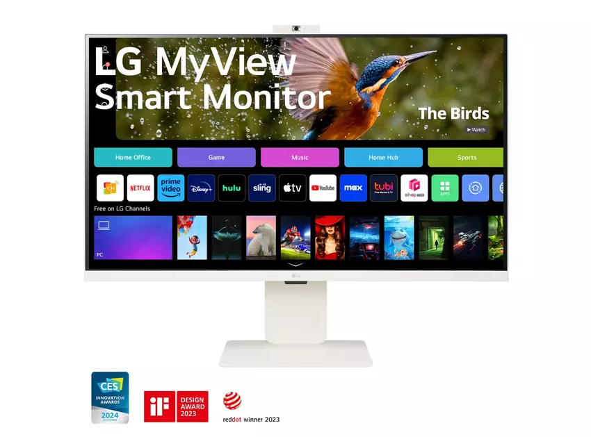 LG zapowiedziało linię inteligentnych monitorów MyView z ekranami do 4K, AirPlay 2 i webOS na pokładzie, w cenie od 199 USD