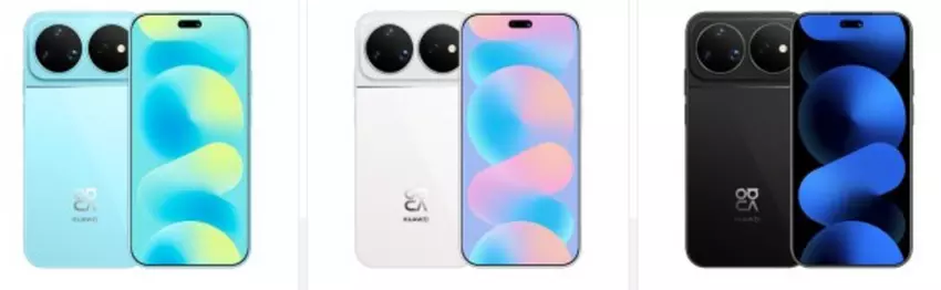 Huawei nova 16 Ultra w trzech kolorach: czarny, biały i gradientowy Sky Blue