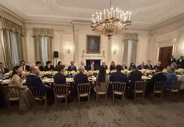 Na kolacji w Białym Domu liderzy ...