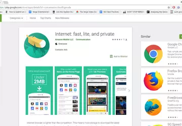 Amazon opublikował swoją przeglądarkę mobilną
