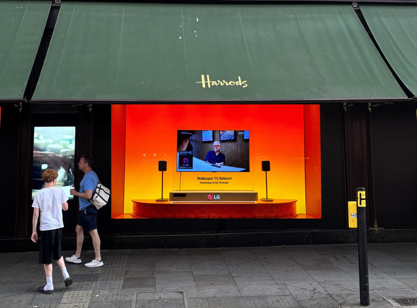 LG Signature OLED W6 telewizor w Harrods